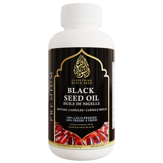 Black Seed Oil Capsules - 1000mg, 120 Softgels