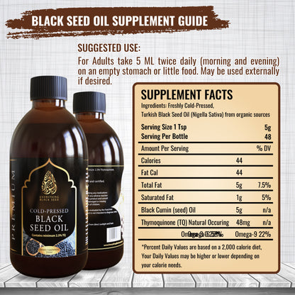 Ethiopian Black Seed Oil (8.5oz/250ml) 3%TQ
