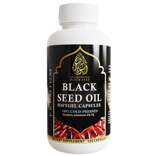Black Seed Oil Capsules - 1000mg, 120 Softgels
